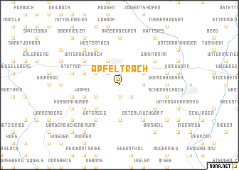 map of Apfeltrach