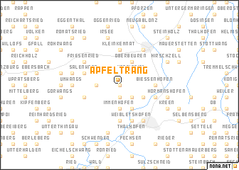 map of Apfeltrang