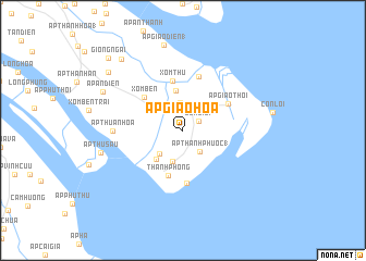 map of Ấp Giao Hòa