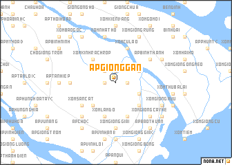 map of Ấp Giồng Găn