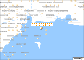 map of Ấp Giồng Tà Ôn