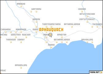 map of Ấp Hậu Quách