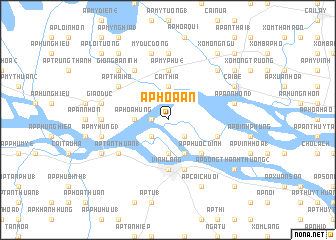 map of Ấp Hòa An