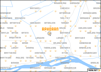 map of Ấp Hòa An