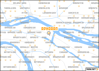 map of Ấp Hòa An