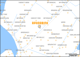 map of Ấp Hòa Bình