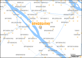map of Ấp Hòa Ðinh (1)