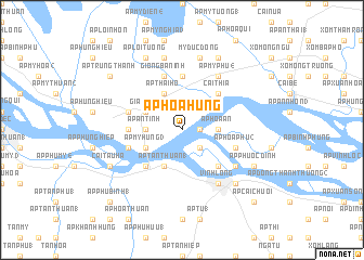 map of Ấp Hòa Hưng