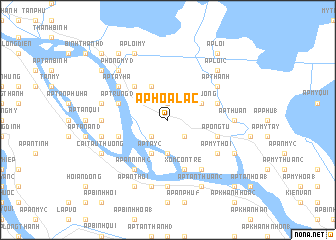 map of Ấp Hòa Lạc