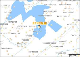 map of Ấp Hòa Lợi