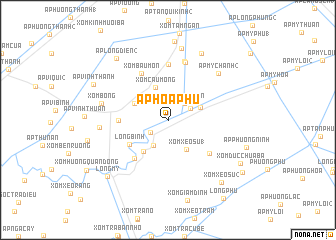 map of Ấp Hòa Phú