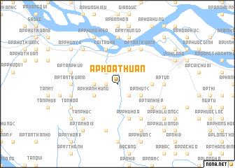 map of Ấp Hòa Thuận