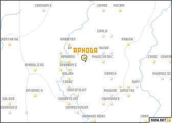 map of Ấp Hồ Ðá