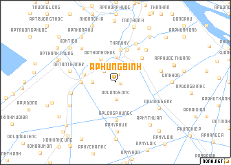 map of Ấp Hưng Bình