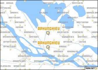 map of Ấp Hưng Hiếu