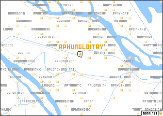 map of Ấp Hưng Lợi Tây