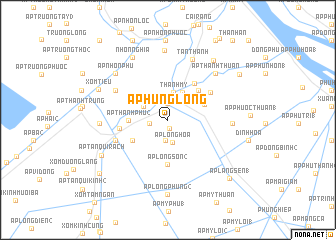 map of Ấp Hưng Long