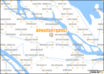 map of Ấp Hưng Mỹ Ðông (2)