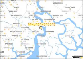 map of Ấp Hưng Nhơn Ðông