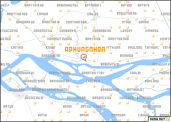 map of Ấp Hưng Nhơn