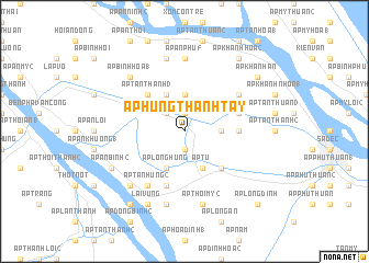 map of Ấp Hưng Thạnh Tây