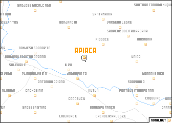 map of Apiacá