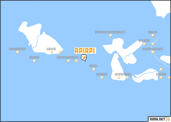 map of Apiapi