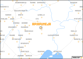 map of Apiapum Eja