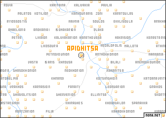 map of Apidhítsa