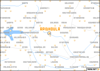 map of Apidhoúla