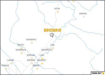 map of Apin Apin