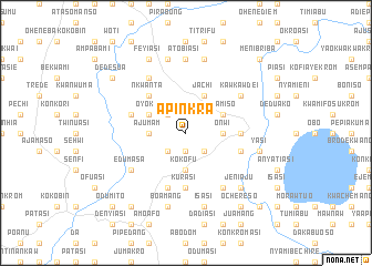 map of Apinkra