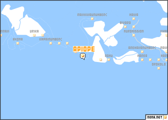 map of Apiope