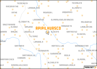 map of Apipilhuasco