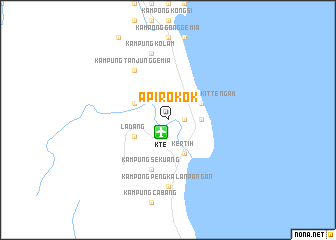 map of Api Rokok