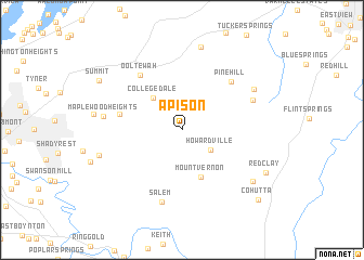 map of Apison