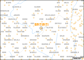 map of Apitipiti