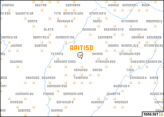 map of Apitiso