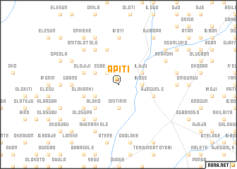 map of Apiti