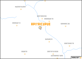 map of Apiyaicupué