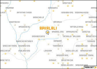 map of Ấp Kalali