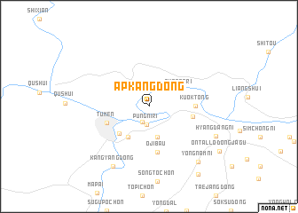 map of Apkang-dong
