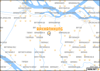 map of Ấp Khánh Hưng