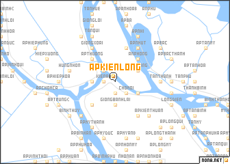 map of Ấp Kiến Long