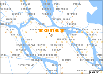 map of Ấp Kiến Thuận