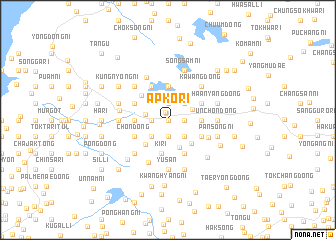 map of Apkŏri