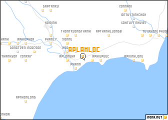 map of Ấp Lâm Lộc