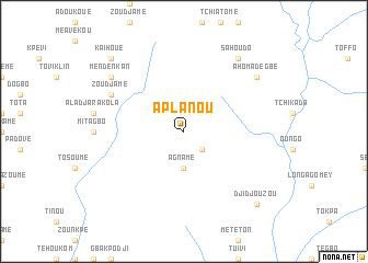 map of Aplanou