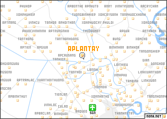 map of Ấp Lan Tây