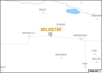 map of Aplington